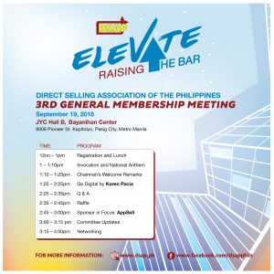 DSAP 3rd GMM 2018