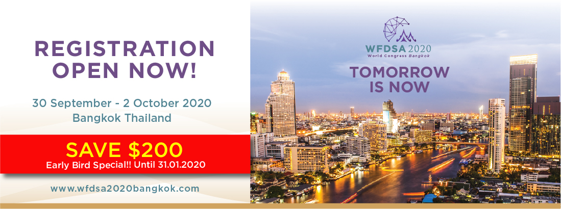 WFDSA World Congress 2020: Registration Open with Early Bird Offer!